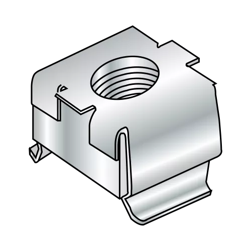 Metric - Steel Plated Zinc - Cage Nut