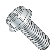 1/4-20X3/8 Hex Washer Combination - Machine Screws - Zinc