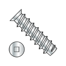 M6.3X13 Metric - Square - Flat - Drawer Slide Screws - Nickel