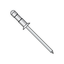 3/16X.125-.312 Multi-Grip Rivets - Countersunk Head - Aluminum Body-Steel Mandrel