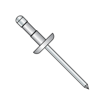 1/8X.031-.187 Multi-Grip Rivets - Dome Head - Aluminum Body-Steel Mandrel