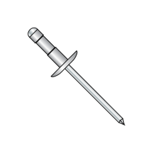 1/8-.031-.187 Multi-Grip Rivets - Large Flange Dome Head - Aluminum Body-Steel Mandrel