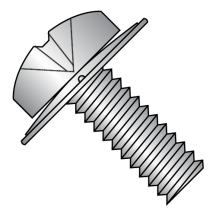 M4-0.7X12 ISO 7045 - Phillips w/ Conical Lock Washer - SEMS - Machine Screws - Stainless