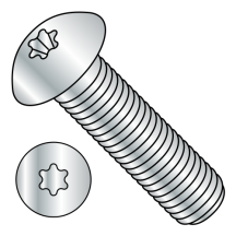 M3-0.5X8 ISO 7380 - Six-Lobe - Button Head Cap Screw - Class 10.9 - Zinc
