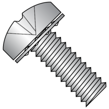 M5-0.8X10 ISO 7045 - Pan - Phillips w/ Internal Tooth - SEMS - Machine Screws - Stainless