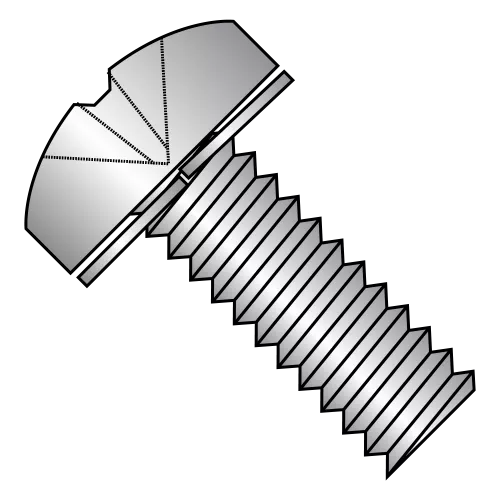 ISO 7045 - Pan - Phillips - Split Lockwasher - SEMS - Machine Screws - Stainless