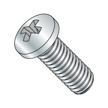 M4X10 JIS-B1111 - Pan - Phillips - Machine Screws - Class 4.8 Steel