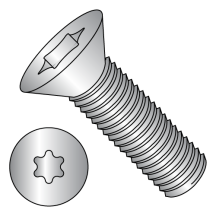 M2.5-0.45X12 ISO 14581 - Flat 90° - Six-Lobe - 18-8 Stainless