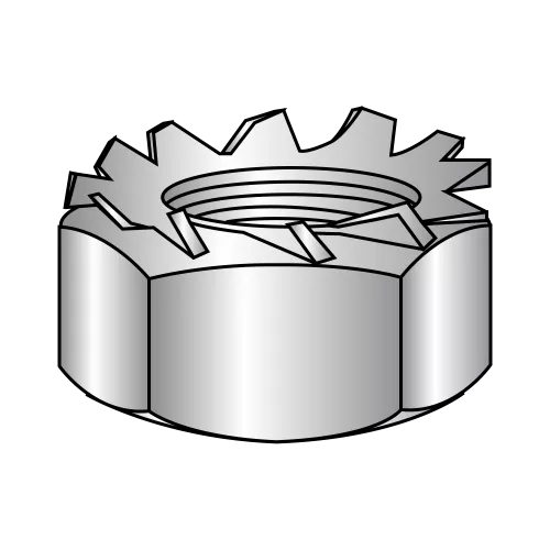 "K" LOCK NUTS - EXTERNAL LOCK WASHER - Metric - A2 STAINLESS
