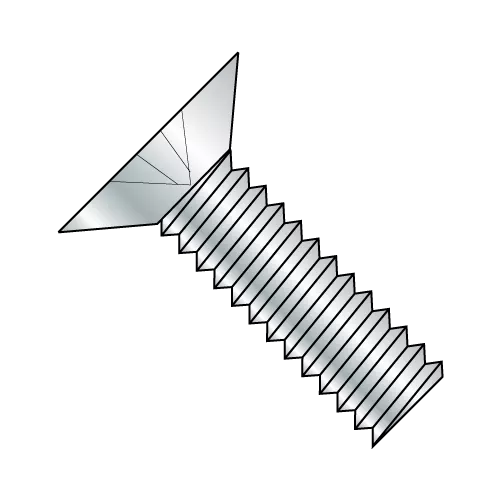 Flat 100° - Phillips - Machine Screw - Zinc