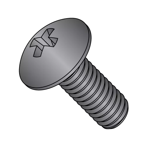 1/4-20X5/8 Truss - Phillips - Machine Screw - Black Oxide