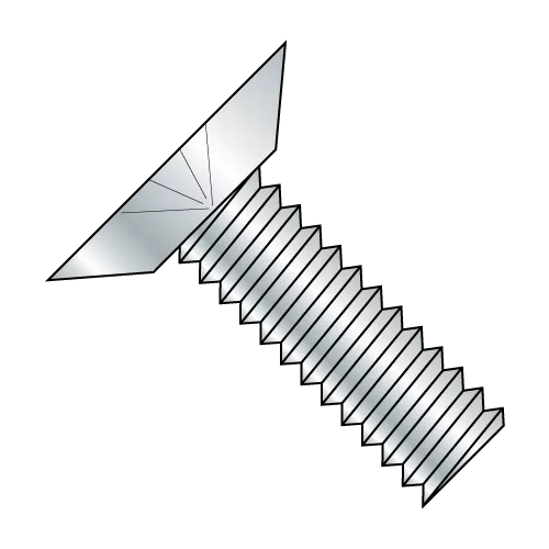 100° Flat Undercut - Phillips - Machine Screws - Zinc