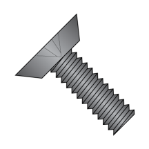 2-56X1/2 Flat Phillips - Machine Screw - Fully Threaded - 18-8 Stainless - Black Oxide