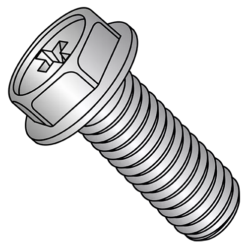 Phillips - Hex Washer - Machine Screws - 18-8 Stainless