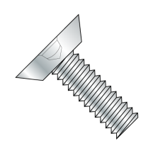 Flat 82° - Square Undercut - Machine Screws - Zinc 