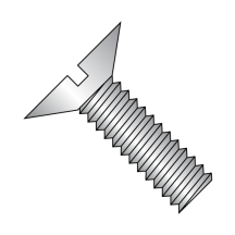 Flat 100° - Slotted - Machine Screws - 18-8 Stainless