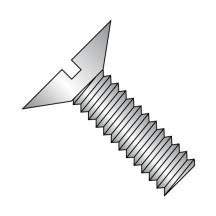 6-32X1/4 Flat 100° - Slotted - Machine Screws - 18-8 Stainless