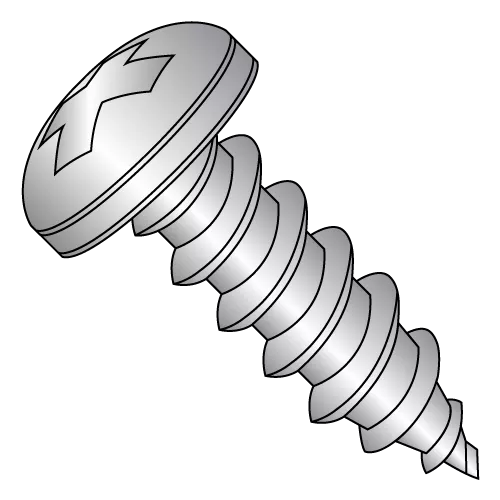 MS51861-C - Phillips - Pan - Type AB - Self Tapping Screws - 410 Stainless