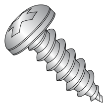 6-20X3/8 MS51861-C - Phillips - Pan - Type AB - Self Tapping Screws - 410 Stainless