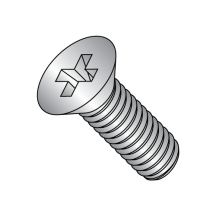 10-32X2 Flat 82° - Phillips - Machine Screw - MS51960 - Fine - 18-8 Stainless