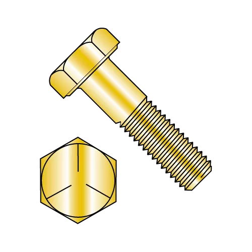 Grade 5 - Hex Head Bolts - Cadmium Yellow
