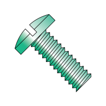 Binding Undercut - Slotted - Machine Screws - Zinc Green