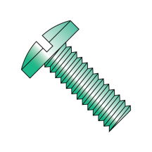 10-24X1/4 Binding Undercut - Slotted - Machine Screws - Zinc Green