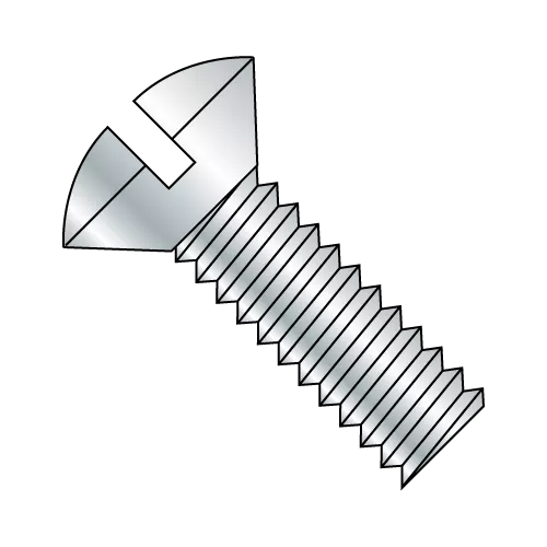 Oval Slotted - Machine Screws - Zinc 