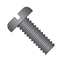 6-32X1/4 Pan - Slotted - Machine Screw - Zinc Black