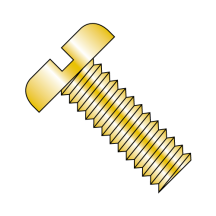8-32X1/4 Pan - Slotted - Machine Screw - Zinc Yellow