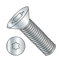6-32X7/8 Flat 82° Six Lobe - Machine Screw - Zinc