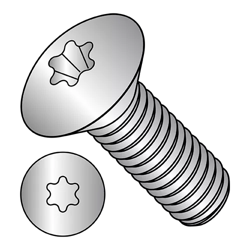 Oval - 6 Lobe - Machine Screws - Zinc