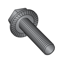 6-32X1/2 Serrated Hex Washer - Case Hardened Flange Screws