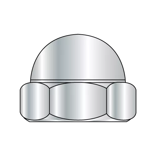 Acorn Hex Cap Nut - Nickel Plated