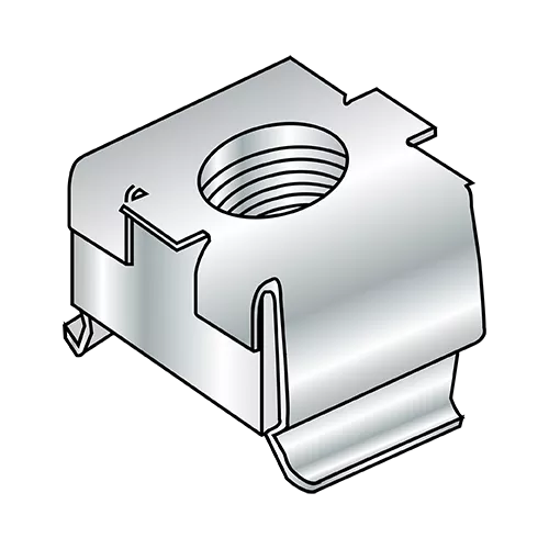 Inch - Cage Nut - Steel - Zinc Plated