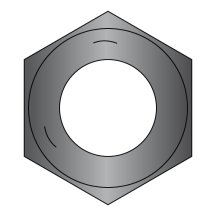 1 1/2-6 Finished Hex Nuts - Grade 5 - Plain Finish