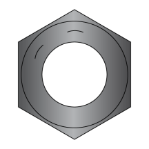 1 1/2-6 Finished Hex Nuts - Grade 8 - Plain Finish - Coarse Thread