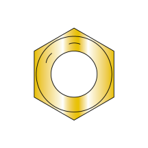 1 1/2-12 Finished Hex Nuts - Grade 8 - Zinc Yellow - Fine Thread