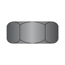 5/16-18 Finished Hex Nuts - Grade 2 - Black Zinc Plated