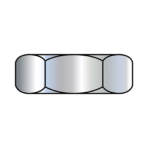 Hex - Machine Screw Nuts - Zinc Plated - Coarse Thread