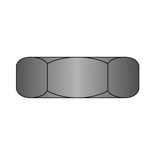 Hex Machine Screw Nuts - Zinc Black - Small Pattern