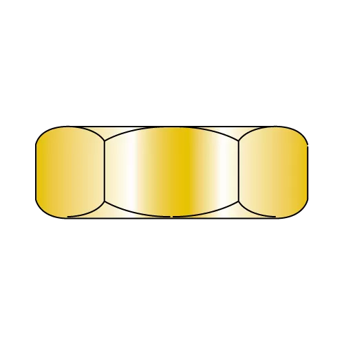 Hex - Machine Screw - Nuts - Yellow Zinc