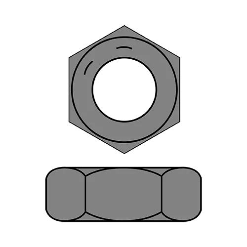 Hex Jam Nuts - Grade 8 - Plain