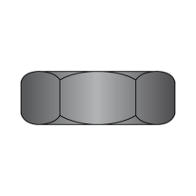Hex Jam Nuts - Black Zinc