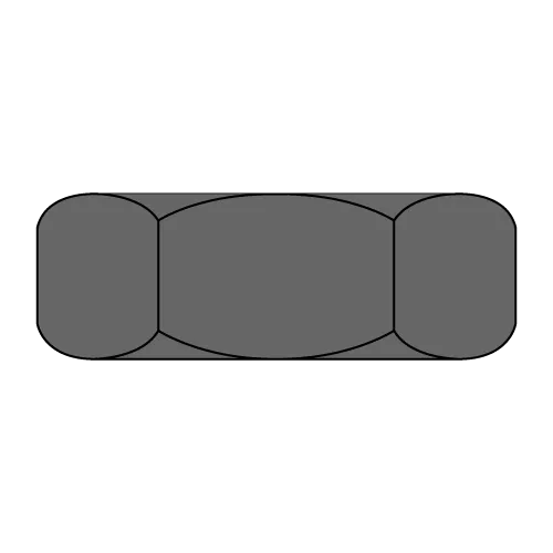 Steel Hex Jam Nuts