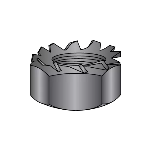 "K" Lock Nuts - External Lockwasher - 18-8 Black Oxide