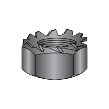 "K" Lock Nuts - External Lockwasher - 18-8 Black Oxide