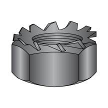 5-40 "K" Lock Nuts - External Lockwasher - Black Oxide