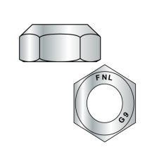 Top Lock - Hex Nuts - Grade 9 - Fine Thread