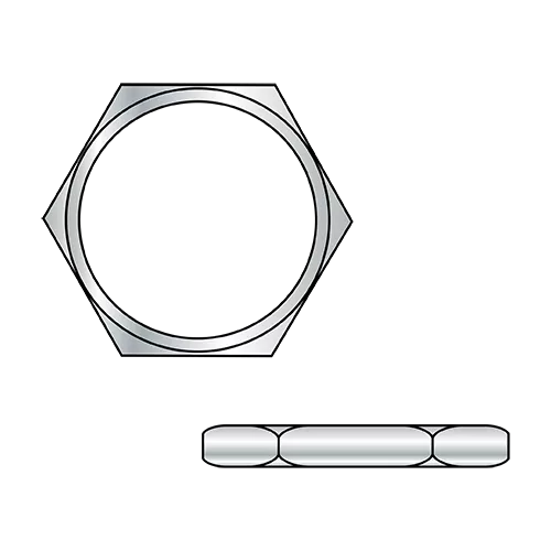Hex Panel Nuts - Pipe Nuts - Zinc Alloy